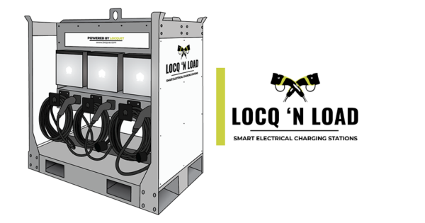 Locqn Load 3x 22 kW Smart Line, laadstation met geavanceerde functionaliteiten.