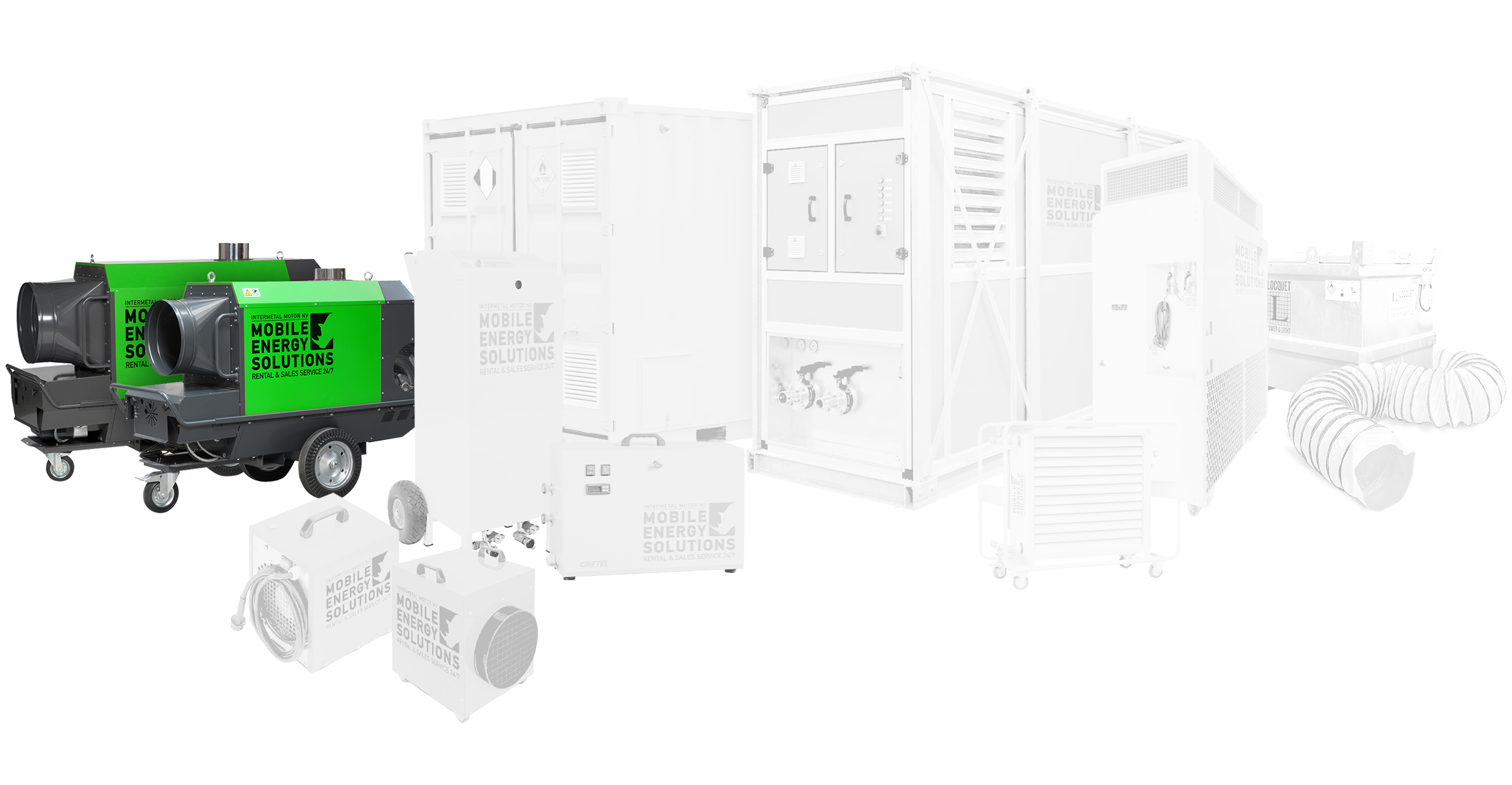 Dieselgestookte luchtverwarming