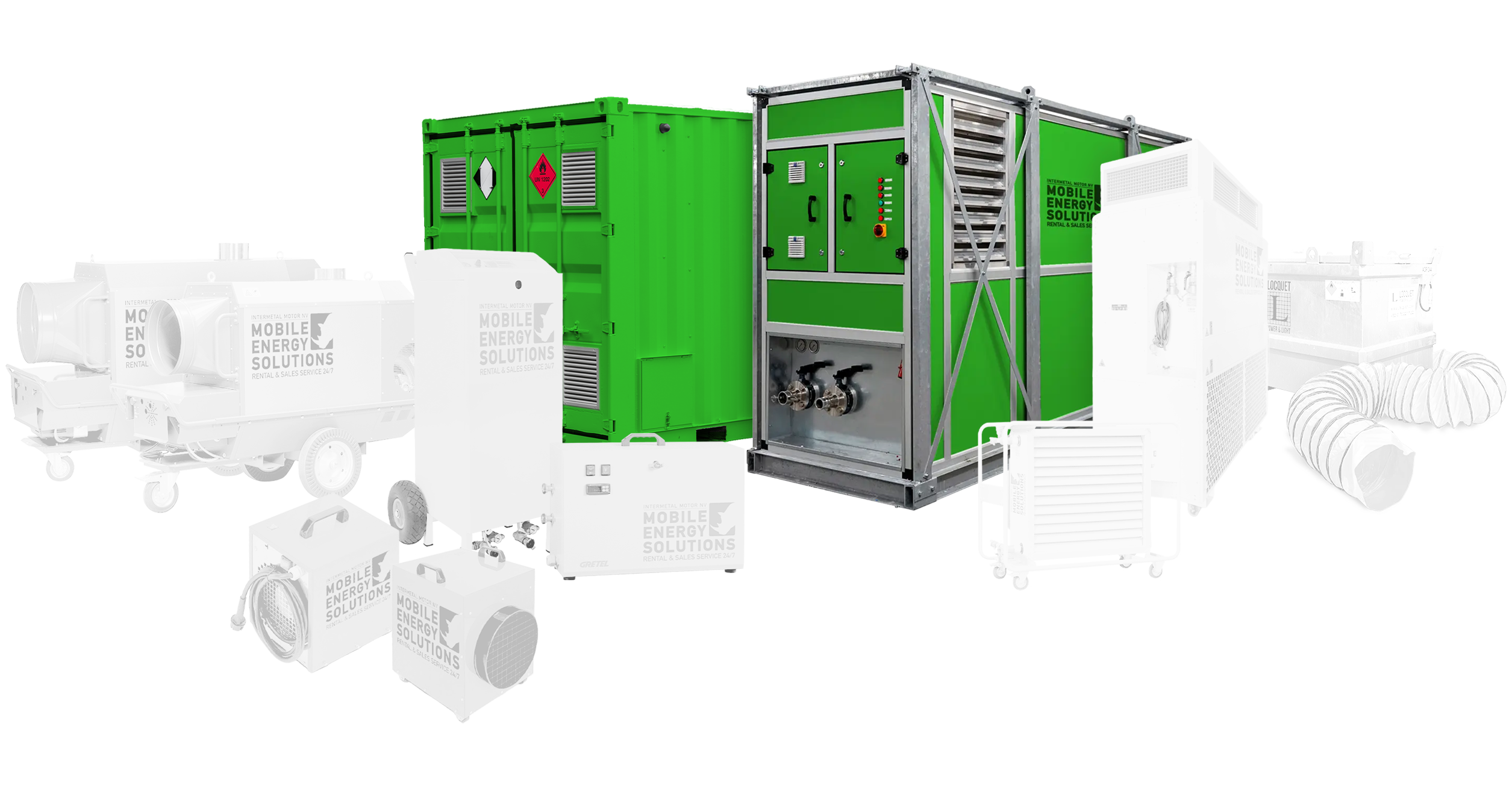 Mobiele dieselboilers