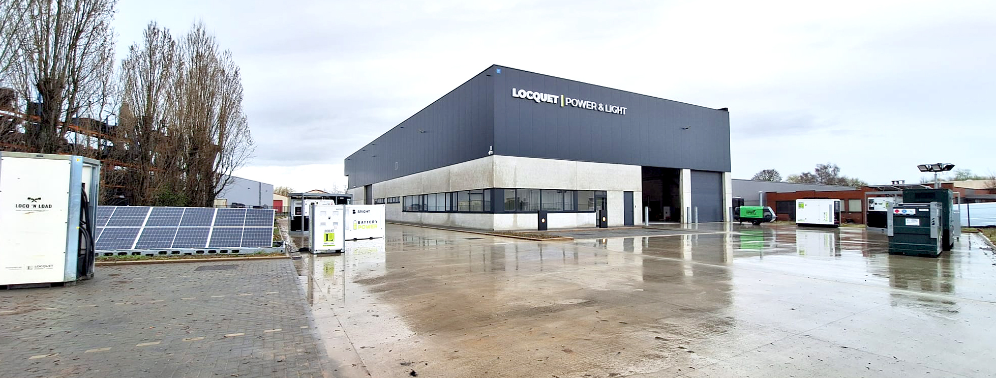 Technicien de Locquet Power & Light au dépôt d’Alleur